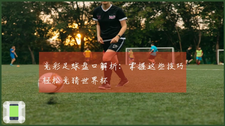 竞彩足球盘口解析：掌握这些技巧轻松竞猜世界杯